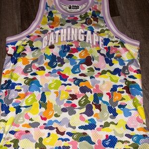 Bape Colorful Camo Mesh Jersey